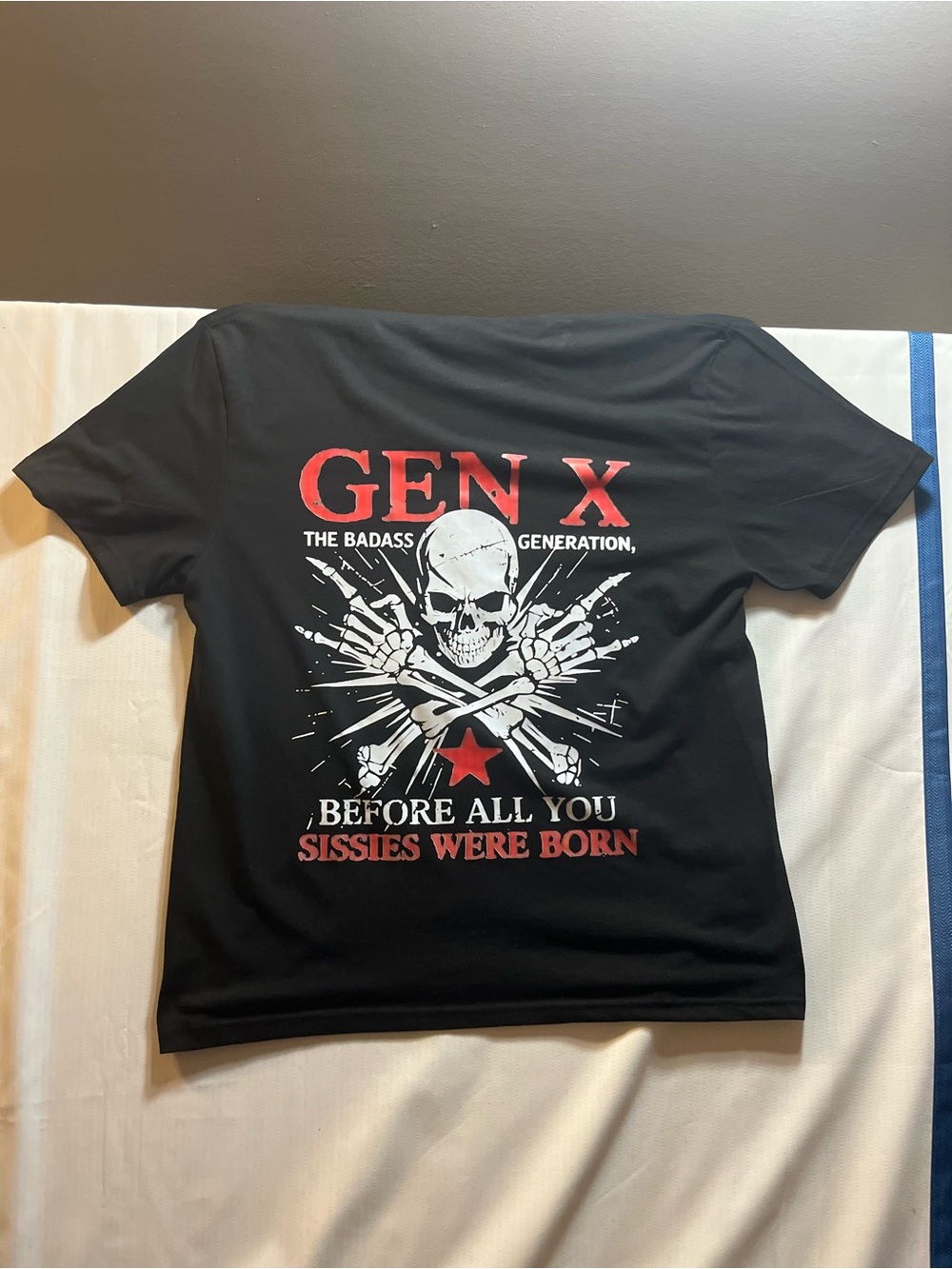 GEN X Skull Graphic Tee - Black